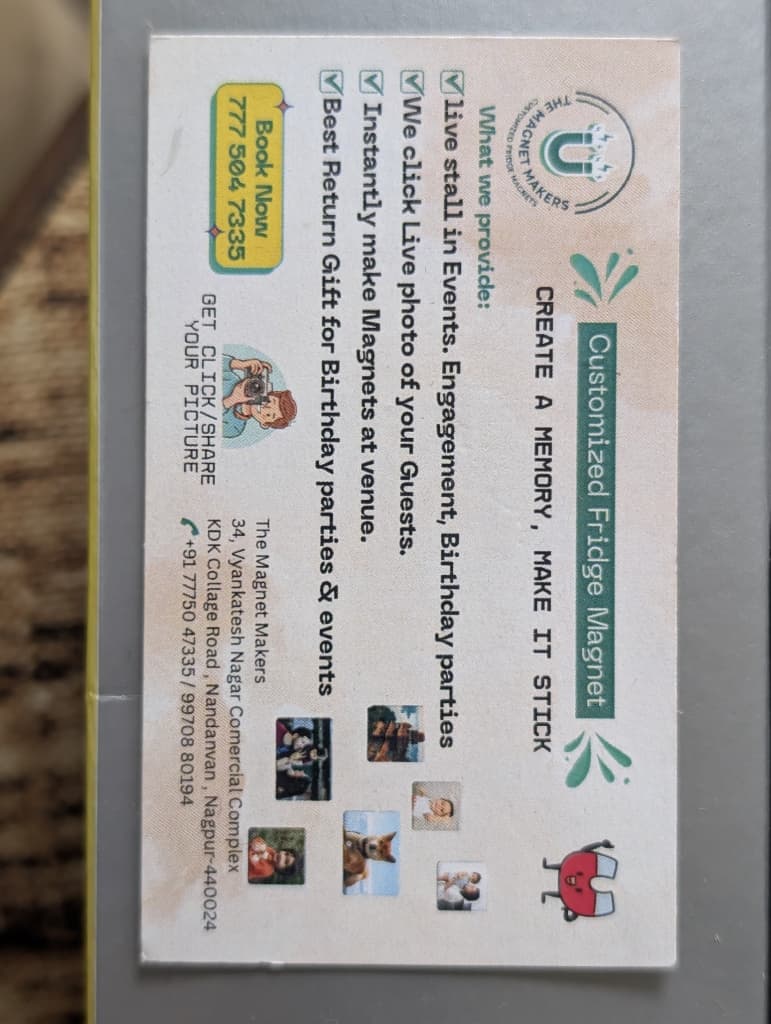 The Magnet Makers Business Card